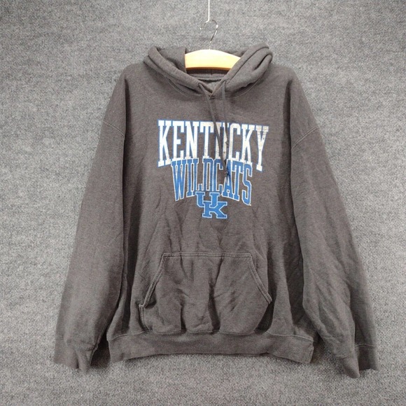 Captivating Men's Kentucky Wildcats UK Pullover Graphic Hoodie Gray Large - Picture 2 of 12